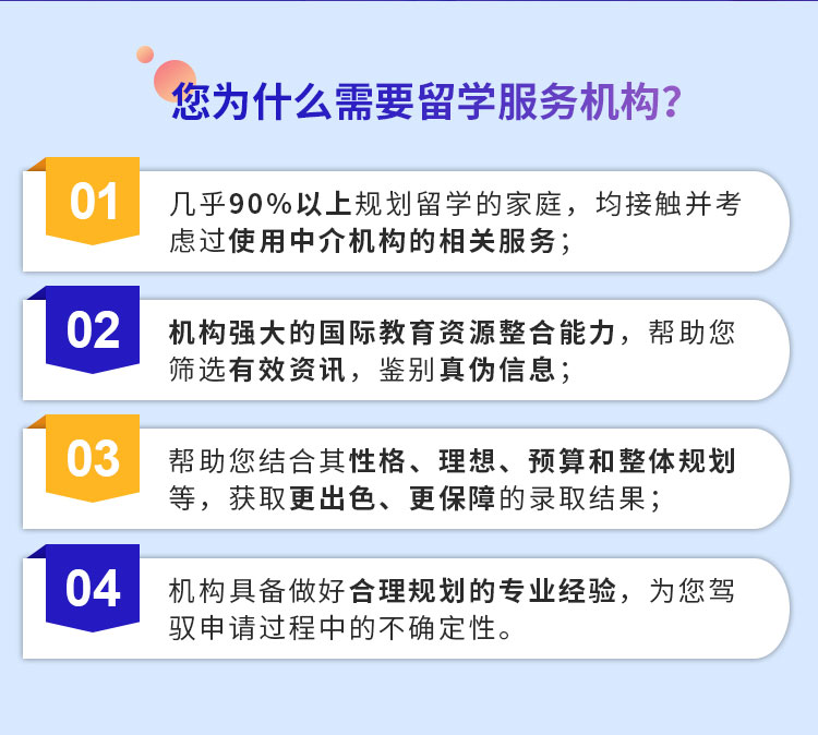选留学机构有什么标准